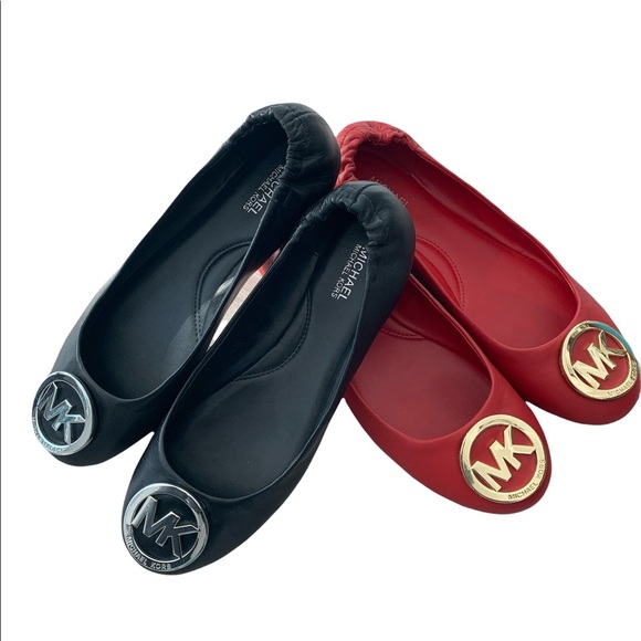 Michael Kors red ballerina flats size 7,5 US - Picture 6 of 6